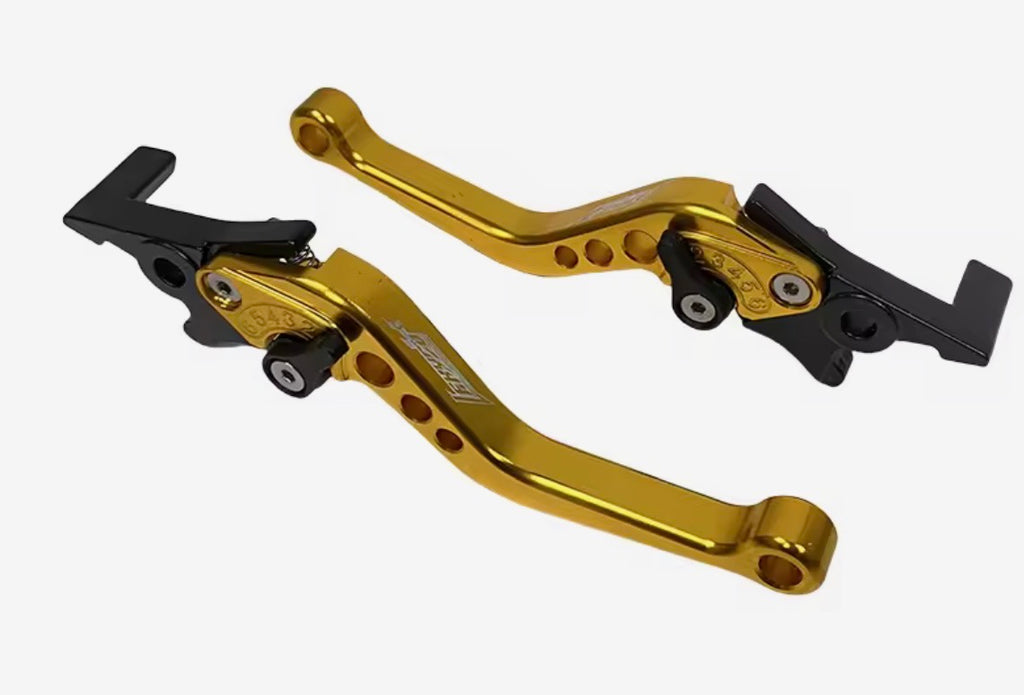 Adjustable brake lever for pit bike brakes