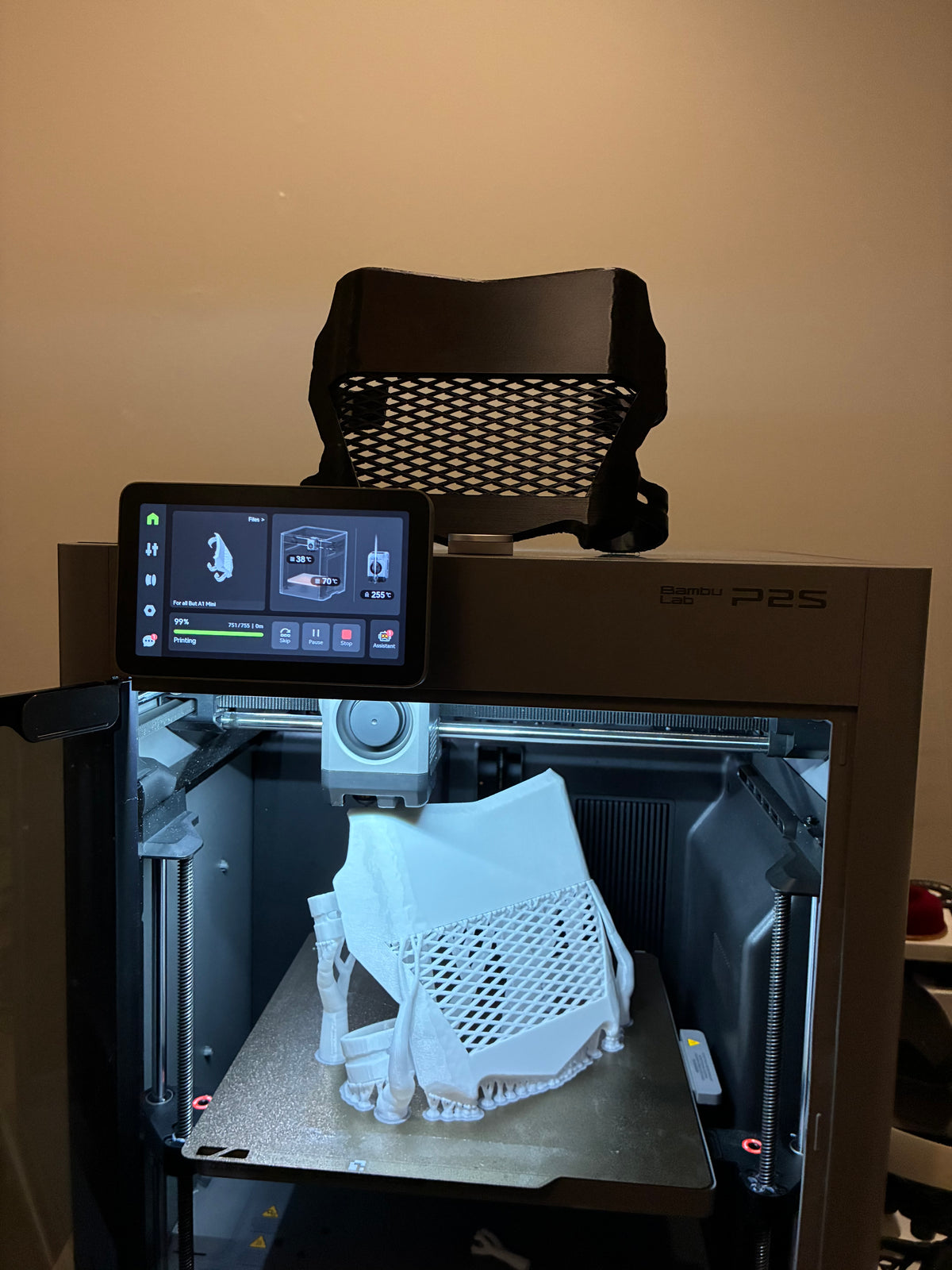 (3d printed) vented motocutz plate