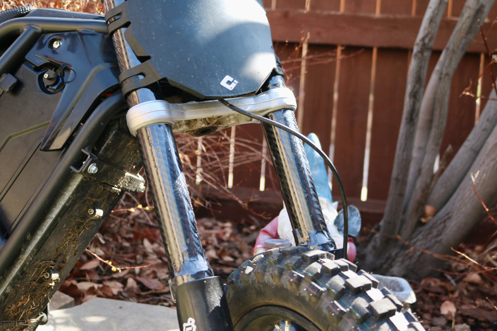 Ebox Carbon fork wraps